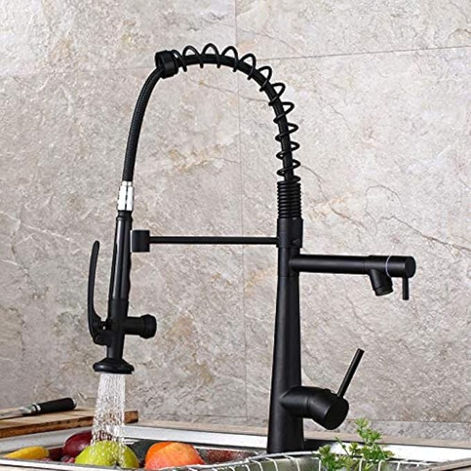 Kupfer-Küchenarmatur mit doppelter Verwendung, Doppel-Ablaufgarnitur