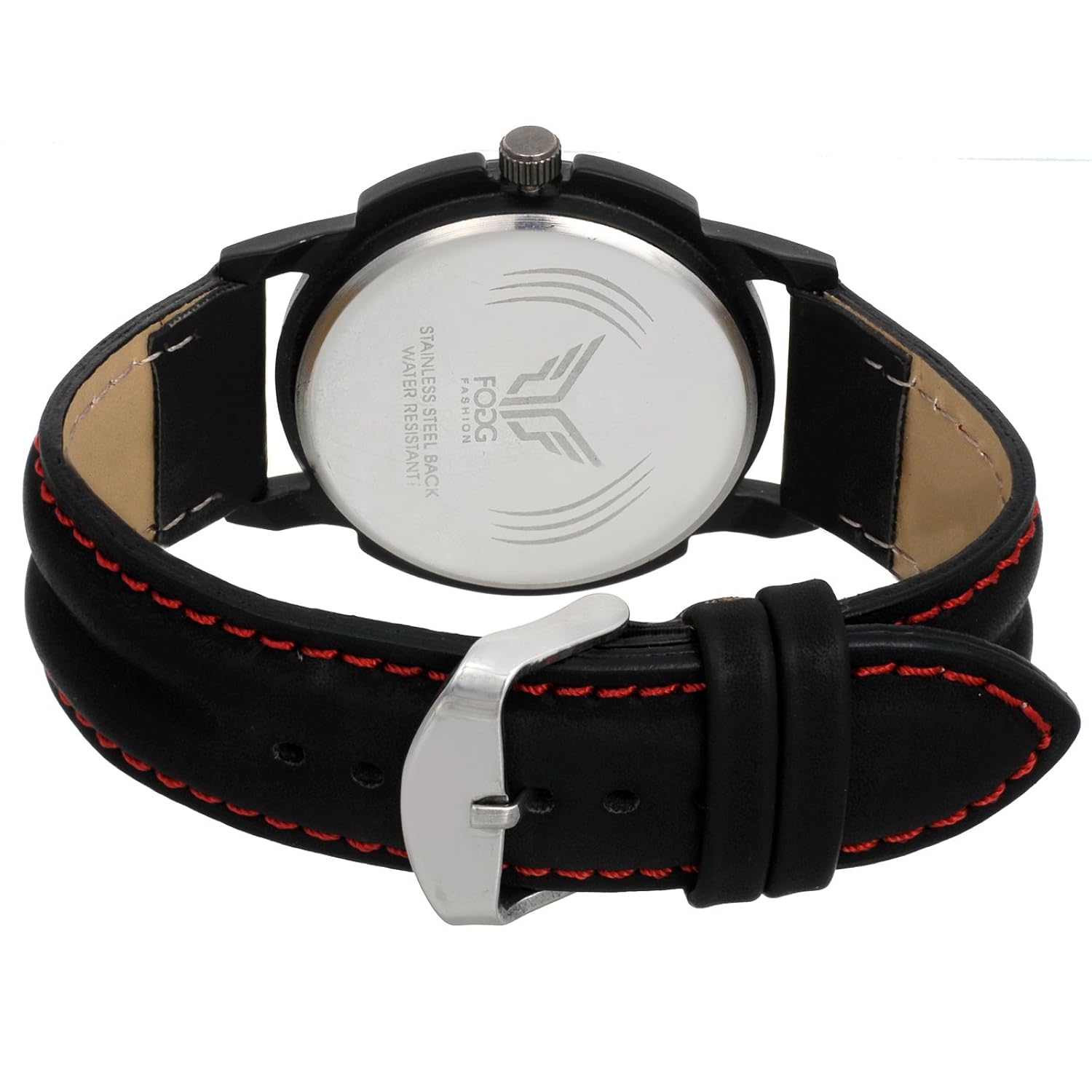 fogg analog black dial men's watch 1093-bk