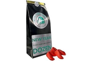 MISS FORTUNES BETTER LUCK NEXT TIME Miss Fortunes, Funny Fortune Cookies, The New Year Dozen, Makes Any Party 20% More Awkward, Written by Professional Comedy Writers (12 Count (Pack of 1), New Year Dozen)