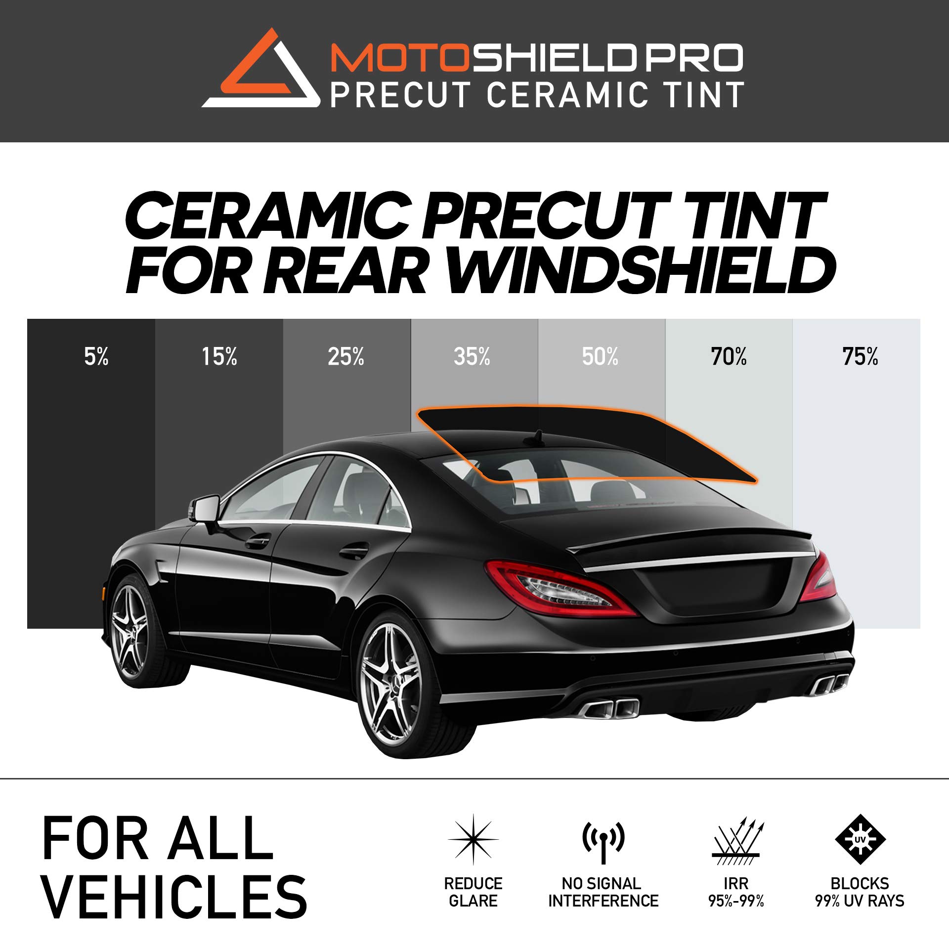 MotoShield Pro Ceramic Tint Film 5 Blocks Up to 99 of UV/IRR Rays 24