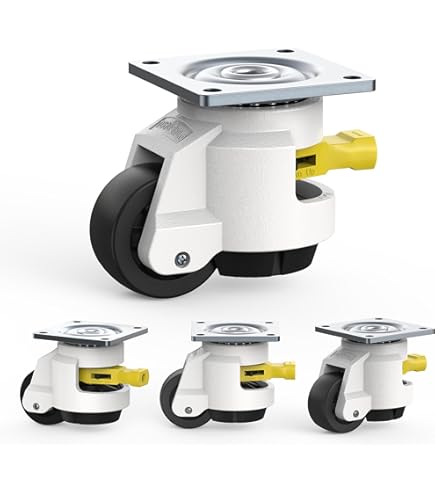 4PCS Change Workbench Casters Kit Heavy Duty Retractable Workbench