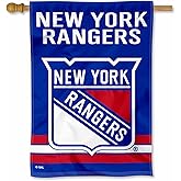 NY Rangers Two Sided House Flag