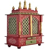 Homecrafts Led Light Home Temple/Pooja Mandir/Wooden Temple/Temple For Home/Mandap
