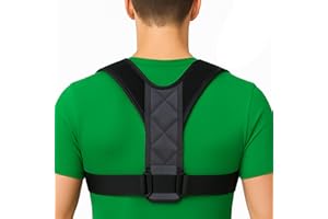 FOPLCP Posture Corrector for Men and Women - Invisible & Mesh Breathable Upper Back Brace - Adjustable Back Straightener - Relieve Shoulder, Neck & Back Pain, L(38-48inch) 1PCS