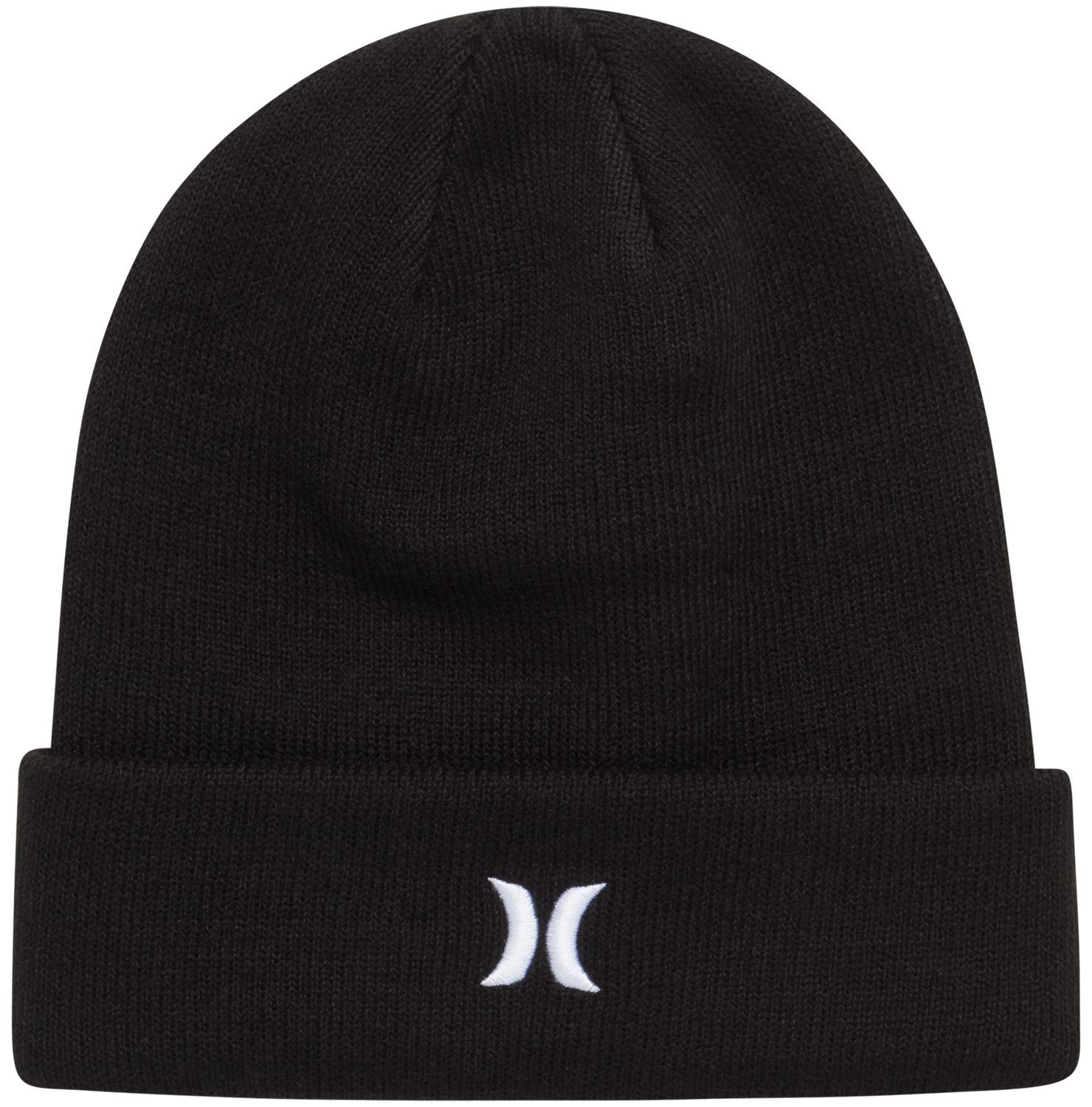 Hurley Men's Winter Hat - Icon Knit Cuffed Beanie for Men - Skull Caps for Men