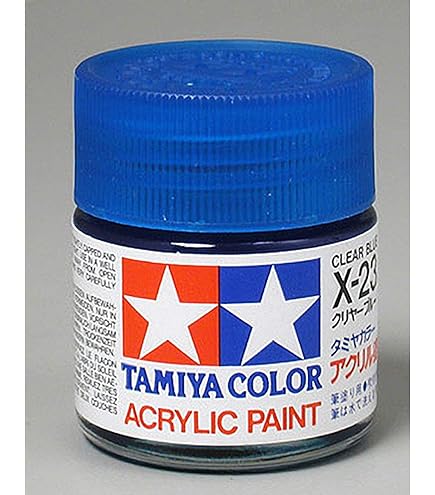 Amazon.com: Tamiya 81527 Acrylic Mini X27 Clear Red 1/3 oz : Arts