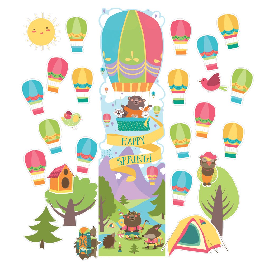 Eureka Spring School and Classroom Door Décor Kit, 35pc