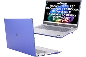 mCover Case ONLY Compatible for 17.3” 2025+ HP OmniBook 7 17-DCxxxx and OmniBook X 17-DDxxxx 17-DExxxx Series Windows Laptop 
