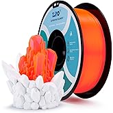 ZIRO 3D Printing Filament, Translucent PLA Series, 1.75mm PLA Filament Material, Dimensional Accuracy +/- 0.03mm, 2.2lbs Spool, 3D Printing Material Fit Most Printers, Translucent Living Coral