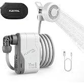 FLEXTAILGEAR MAX Shower Portable Shower for Camping, Rechargeable Outdoor Camping Shower, Portable Shower Pump with USB-C,Shower Pump for Hiking, Car wash, Pet Cleaning, Beach Vacations