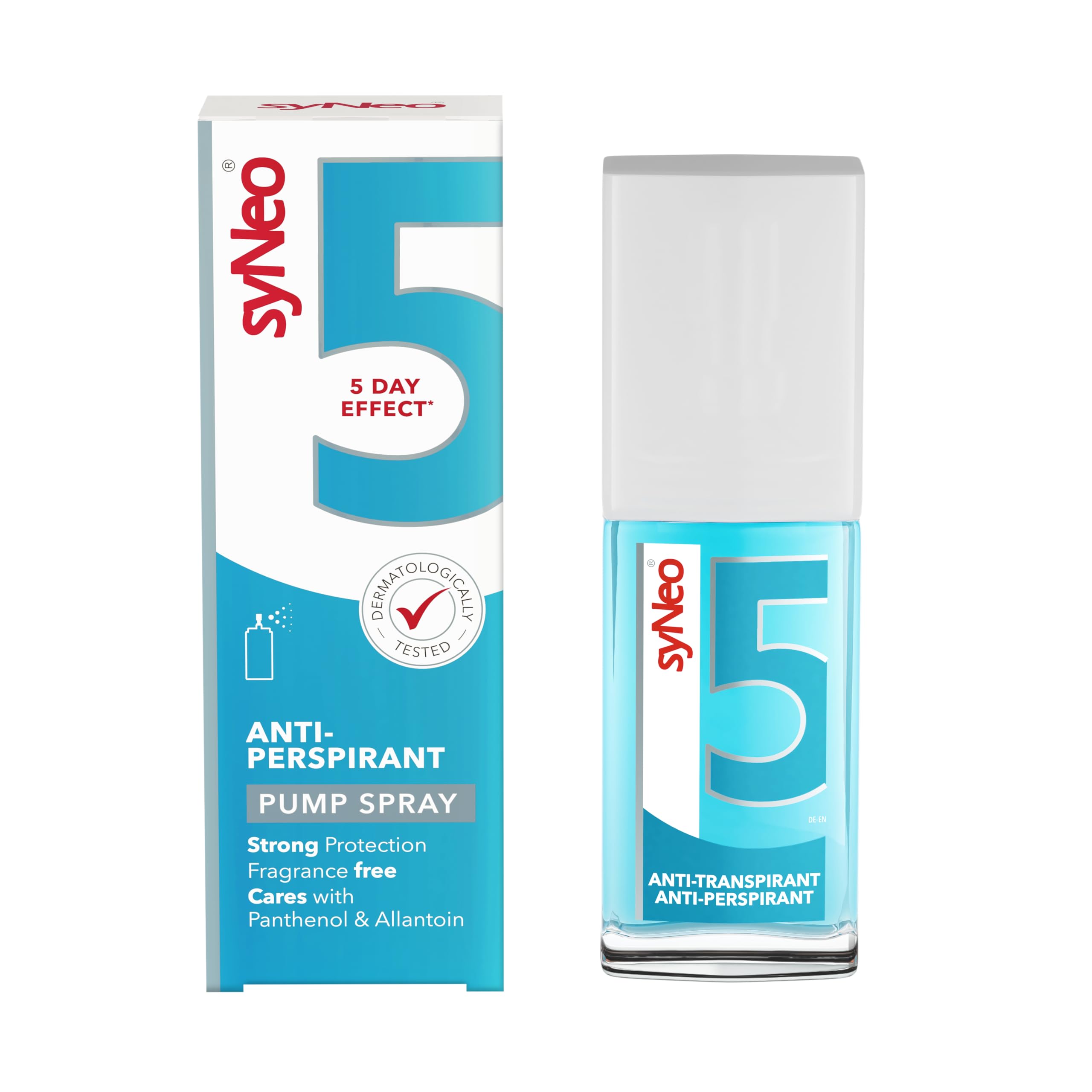 syNeo 5, Antiperspirant Unisex Pump Spray, 1 Pack (1 x 30 ml)