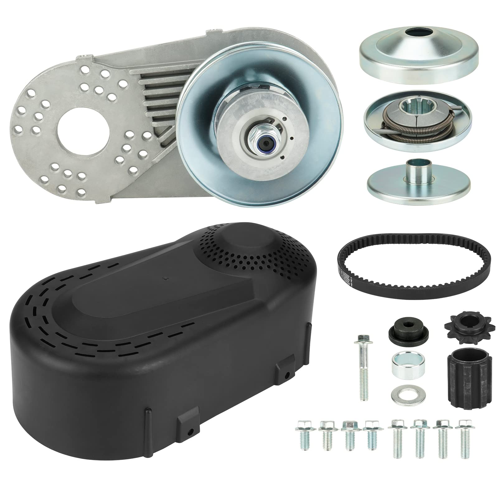Photo 1 of 30 Series Torque Converter Go Kart Clutch Kit 1" 10T #40 41 420 & 12T #35 Chain Drive Belt 30 Series Mini Bike Fit for Manco Comet TAV2 30-100 Engine 218354A 203603A