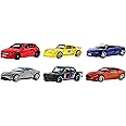 Hot Wheels European Car Culture Multipack - 6 Toy Cars in 1:64 Scale Tribute to The European Automotive Industry, Gift for Children from 3 Years and Collectors, HLK51