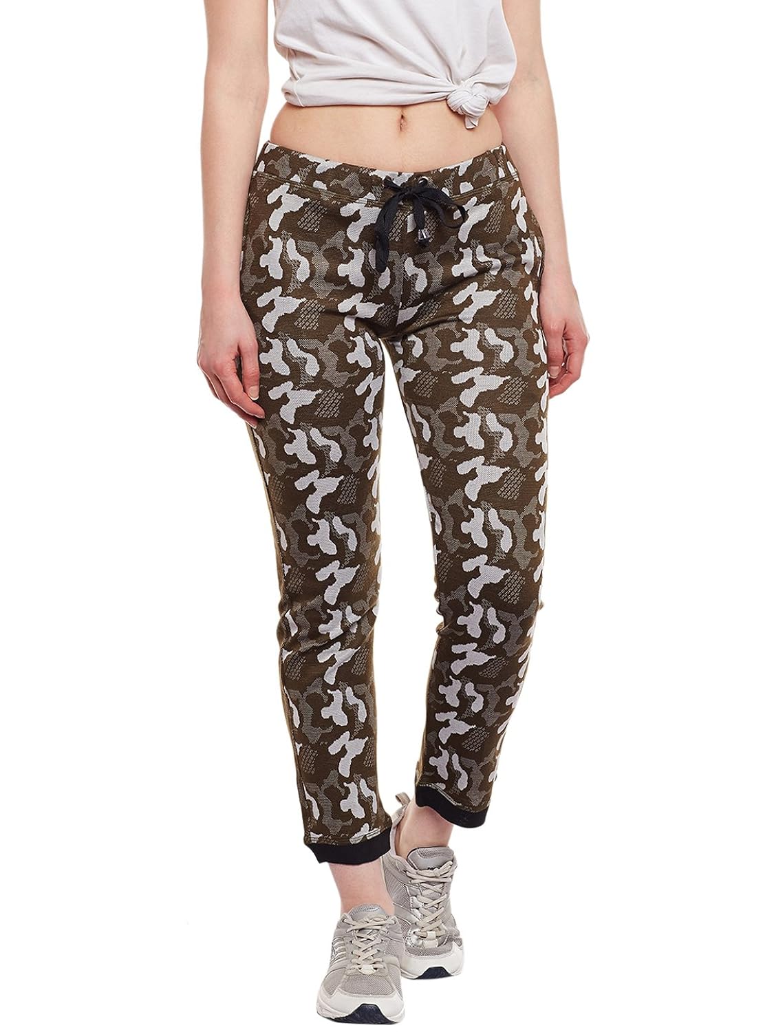 vimal camouflage/military/army trackpant for women