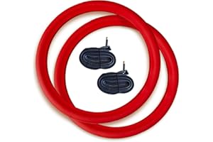 Tannus Armour Tire Inserts, 2 No Flat Bicycle Tire Liners with 2 Tubes, Puncture Proof Bicycle Tube Protectors, Stops Flats Compatible with E-Bikes, Mountain Bikes and More