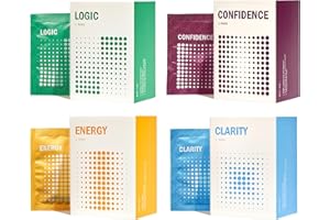 Thesis The Starter Kit - Nootropic Cognitive Supplements with Clarity, Logic, Confidence & Energy - One-Month Supply to Promote Mental Focus, Natural Energy & Memory (24 Nootropic Pouches)