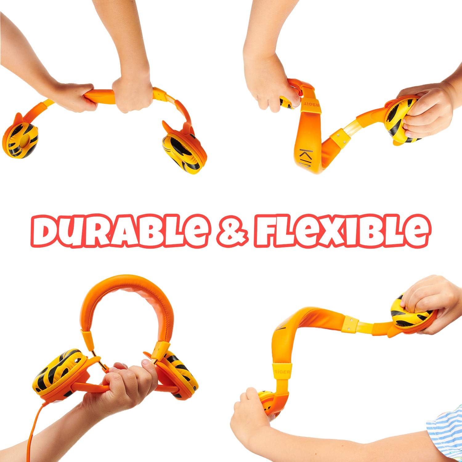 Kidrox® Toddler Baby Headphones (1-7 years old) for Kids Durable & Flexible Headphones for Kids Girls & Boys - Image 4
