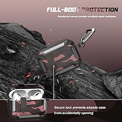 RFUNGUANGO for AirPods Pro Case Cover with Cleaner