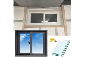 Basement Slider Window, Aluminum Horizontal Sliding Windows Replacment, with Insulated Tempered Glass, Customizable Size(Blac