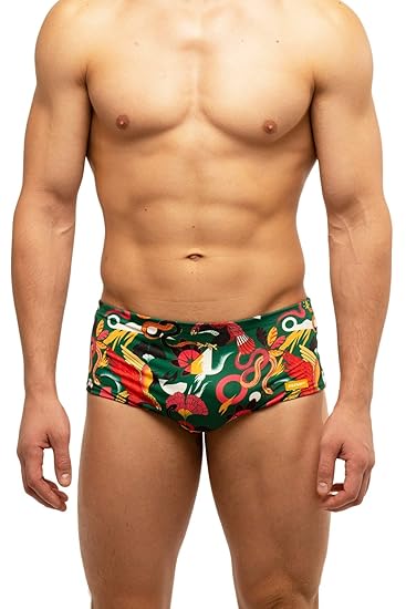 speedo style men's swimwear