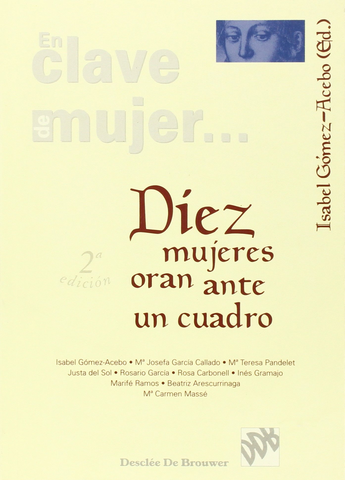 Portada de Diez mujeres oran ante un cuadro (En clave de mujer...)