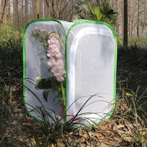 RESTCLOUD Pop-Up Butterfly Habitat Cage - 23.6 Inches Tall, For Raising Caterpillars - View #7
