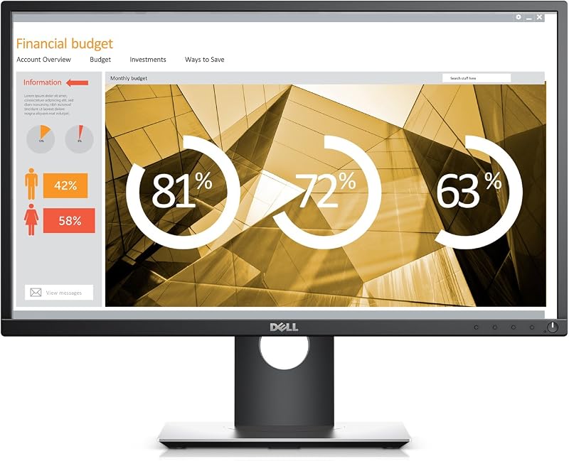Dell P2417H 24-Inch IPS LED Widescreen Monitor 1920x1080 Full HD NO STAND