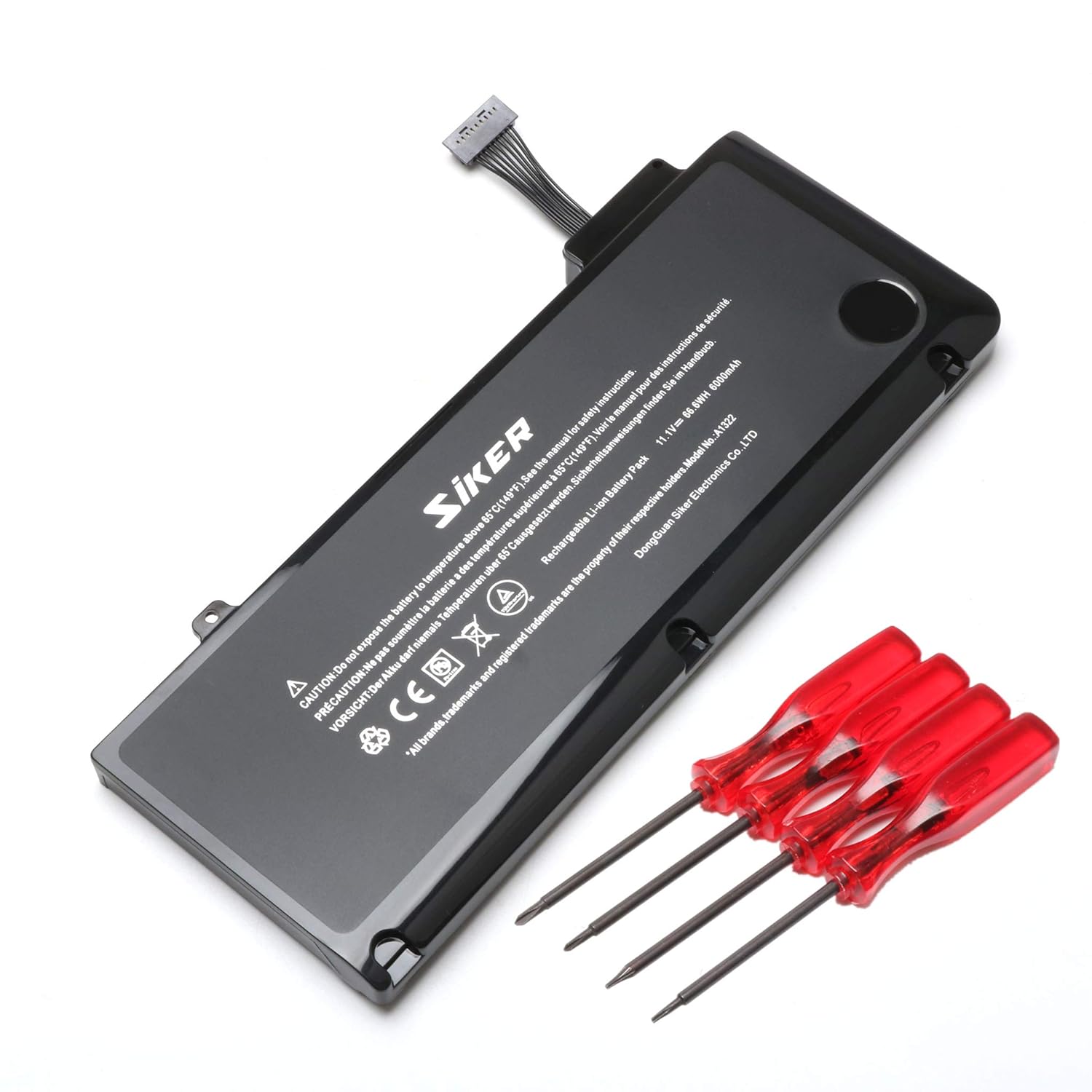 Amazon.com: SiKER A1322 Laptop Battery for MacBook Pro 13'' A1322 A1278  (2009 2010 2011 Version) 661-5229 020-6547-A 661-5557 MB990/A MB990LL/A 12  Months ...
