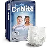 Comfees DriNite Juniors Youth Underwear Large/X-Large, CMF-YLXL, 13 Ct | Youth Absorbent Underwear,Unisex,Pull On with Tear Away Seams, 60 to 125 lbs