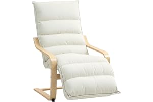 HOMCOM Modern Accent Chair, Velvet Upholstered Living Room Chair with Footrest, Wood Frame, Comfy Armchair for Bedroom, Balco