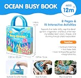 hahaland Ocean Felt Busy Book Toddler Montessori Quiet Book 1 Year+ view 8