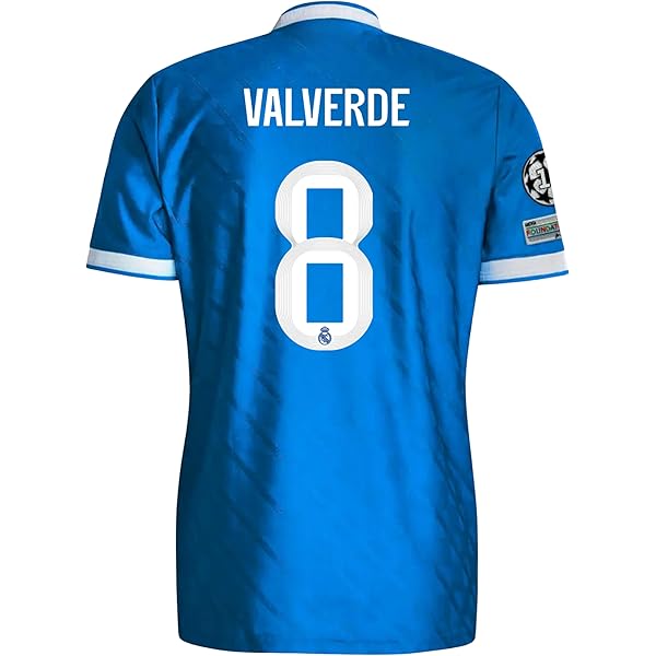 Amazon.com : Valverde 3rd kit Soccer Jersey for Men - High