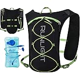 Runlight Running Vest for Women Men Lightweight Hydration Backpack Pack with 1.5L Water Bladder Bag Hydro Daypack for Hiking,Trail,Skiing,Camping,Cycling,Race,Marathon