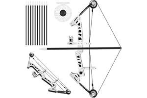 ETSSXYSO 5.9"/8.8"/9.5"/9.6"/10.2"/16.5" Compound Bow and Arrow Set, Archery Bow Set Left and Right Hand, Cool Gadget, RH/LH, for Target Shooting Outdoor Sports Fun Games