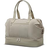 Samsonite Better Than Basics Weekender Duffle – Drop Bottom Travel Bag with 14” Laptop Compartment, SmartSleeve™
