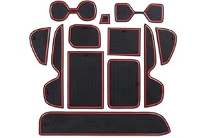 12PCS Door Slot Mats Compatible with Toyota RAV4 2019-2025 Accessories Non-Slip Interior Mats Cup Holder Insert Liners