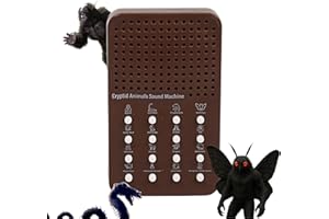 ZANY TRAINS Cryptid Animal Noisemaker with 16 Sounds, Mothman, Bigfoot, Yeti, Lochness, Kraken Noises, Cryptids Electronic Sound Maker - Cryptozoology Themed Sound Effects Board For Kids, Birthday Toy Sasquatch