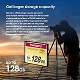 Transcend 32GB CompactFlash 1000 Memory Card 160/120 MB/s UDMA 7 4K Video view 7