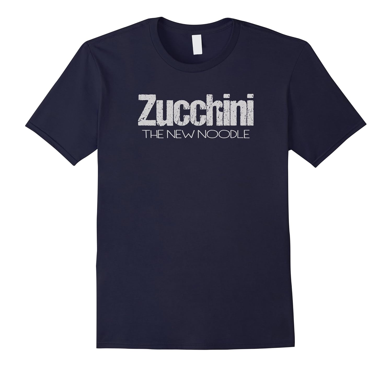 Zucchini the New Noodle T Shirt Vegetarian Gluten Free-Rose