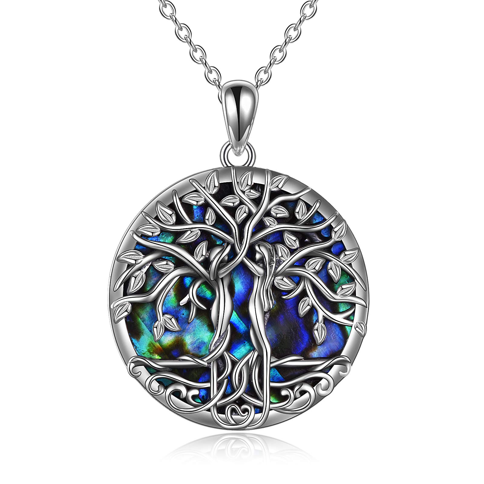 YAFEINI Sterling Silver Tree of Life Pendant Necklace - Sister Gifts for Birthday, Friendship, and Jewelry