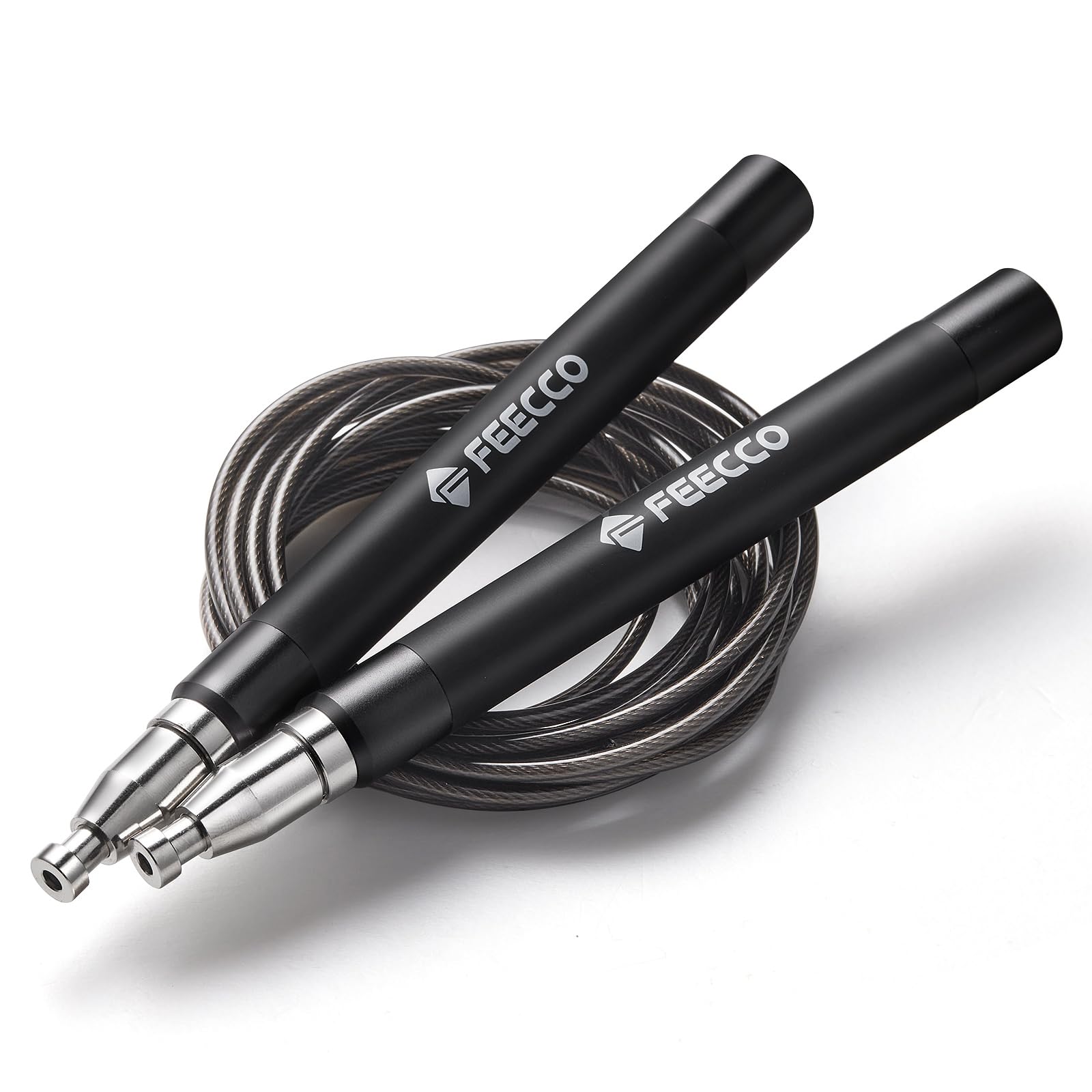 FEECCO Speed Skipping Rope, Self-Locking Mechanism for Quick Rope Adjustment