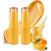 2PC Brightening Vitamin C Serum Stick - Radiance-Boosting Face Serum Stick | For Glowy Summer Makeup Prep | Enriched with Turmeric to Help Improve the Appearance of Redness | 2 *0.35 oz