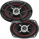 Sound Storm LaboratoriesCG693 Charge Series 6 x 9 Inch Car Stereo Door Speakers - 500 Watts Max, 3 Way, Full Range Audio, Tweeters, Coaxial, Sold in Pairs