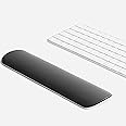 HumanCentric Keyboard Wrist Rest Pad, Wrist Support for Apple Magic Keyboard, Office Desk Accessories in Space Gray Aluminum and Black Vegan Leather, Ergonomic Wrist Rests for Computer Keyboard
