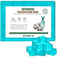 EDSRDRUS Scent Soap Base DIY Handmade Soap with Goat Milk/Honey/Peach/Cologne/Shea Butter/Aloe Vera/Oatmeal Milk & Coconut Oil, Moisturizing Melt and Pour Soap Base for Soap Making
