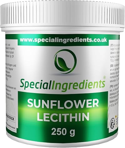 SPECIAL INGREDIENTS Sunflower Lecithin Powder 250g Vegan Non-GMO Gluten Free