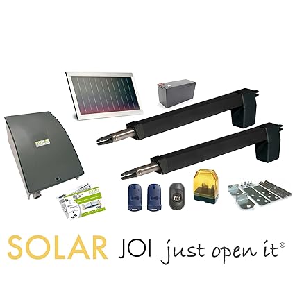 motorización para puerta batiente 2 hoja HC812-300 solar