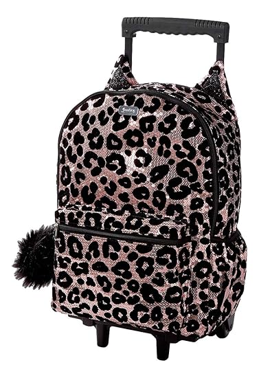 justice unicorn rolling backpack