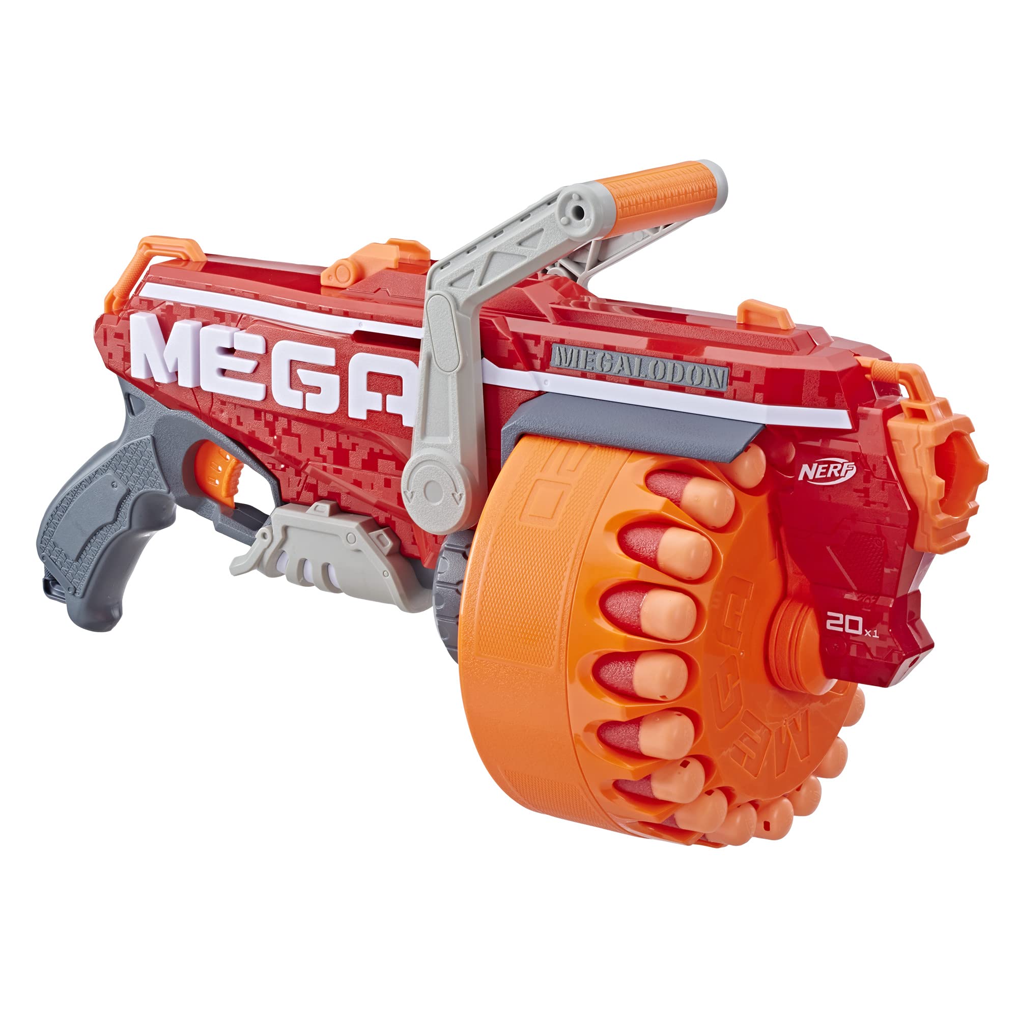 Nerf Megalodon N-Strike Mega Toy Blaster with 20 Official Mega
