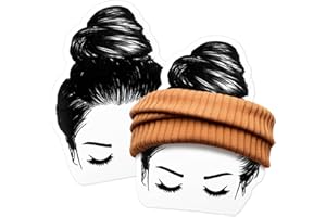 Sayglossy 100 Pcs Headband Display Cards with 200 Paper Clip Hair Tie Holder Display Cardboard Hair Bands Organizer for Selling Showing Headbands Hats Scrunchies Accessories Sewing Crochet Knitting